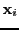 $ \mathbf{x}_i$