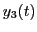 $\displaystyle y_3(t)$