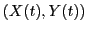 $ (X(t),Y(t))$