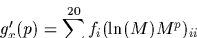 \begin{displaymath}C \approx M^{40} \times N \end{displaymath}