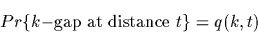 \begin{displaymath}P_A = Pr \{ \mbox{A,B evolved from X} \} = \end{displaymath}