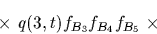 \begin{displaymath}d(3,t) = 10 \log_{10} q(3,t) \end{displaymath}