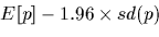 \begin{displaymath}E_G = \sum_{i=1}^{20} f_i D_{iG} \end{displaymath}
