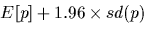 \begin{displaymath}V_G = \sum_{i=1}^{20} f_i D_{iG}^2 - E_G^2 \end{displaymath}